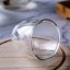 Double-walled thermos cup 80ml - clear set of 6