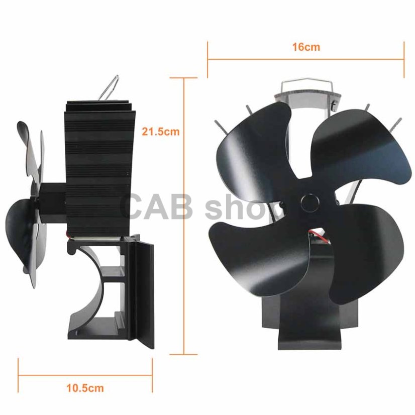 Ventilátor kandallókályhához és füstelvezetőhöz 4 Fire PRO 694 - TURBO VENTILÁTOR