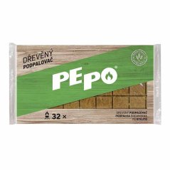PE-PO drevený podpaľovač – 32ks podpalov