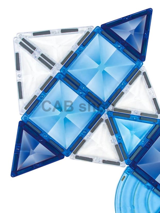 Magnetická stavebnica Window Art Ocean 68ks - Magnetic Tiles