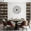 Dizajnerska stenska ura Decore 2  Black 60cm