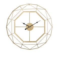 Dizajnové nástenné hodiny LOVE Gold 60cm Dizajnové nástenné hodiny LOVE Gold 60cm