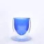Termopohár s dvojitým sklom 150ml - dark blue