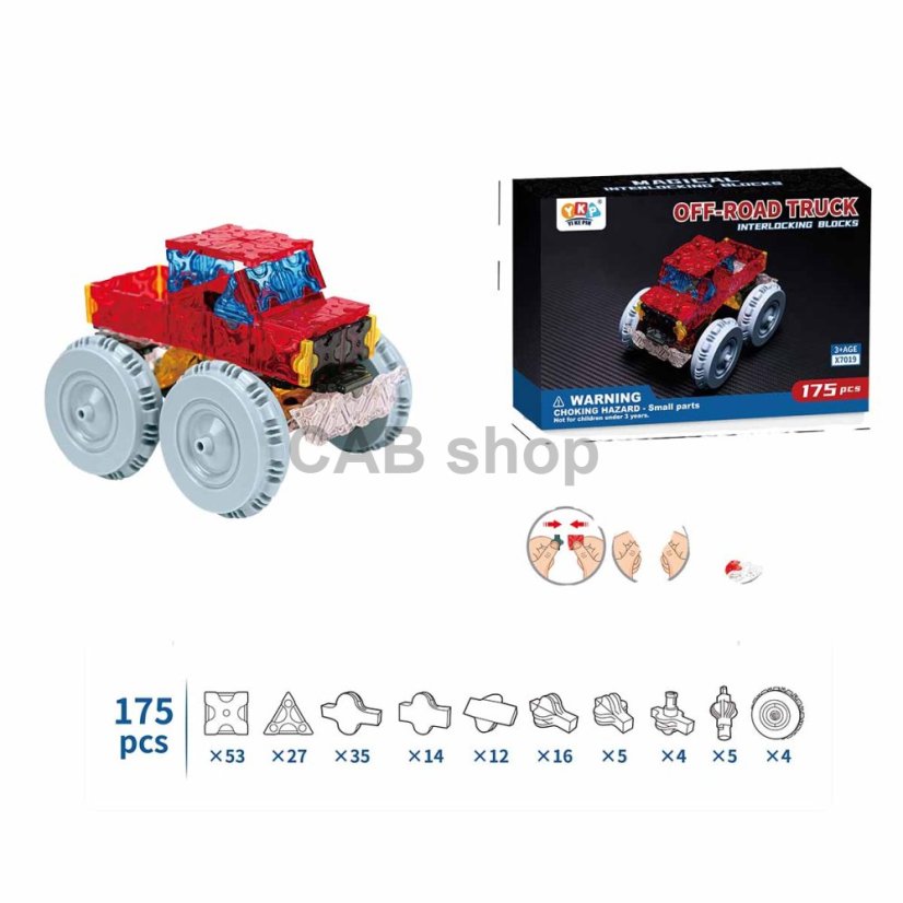 Stavebnice model auto 175ks