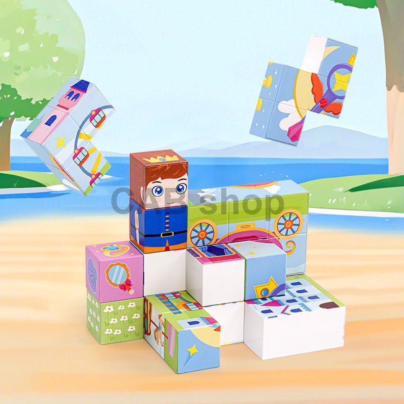 Magnetická stavebnice Magic Magnetic Cube - Princess