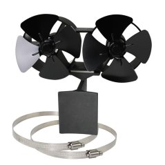 Ventilátor na dymovod 150 s maximálnym priemerom do 160 mm - 2 vrtule s 4 čepeľami