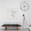 Designové nástěnné hodiny ROMA Silver 50cm