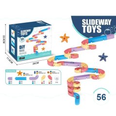 Slideway - Vodní skluzavka pro děti do vany 56 dílná