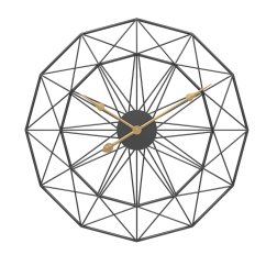 Dizajnové nástenné hodiny Orient Black 50cm