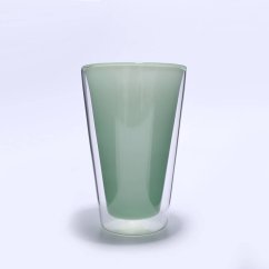 Termopohár s dvojitým sklom 350ml- jade green