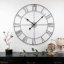 Designové nástěnné hodiny ROMA Silver 50cm