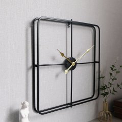Dizajnové nástenné hodiny VIP CUBE Black 60cm Dizajnové nástenné hodiny VIP CUBE Black 60cm