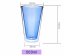 Double-walled thermos cup 350ml - amber