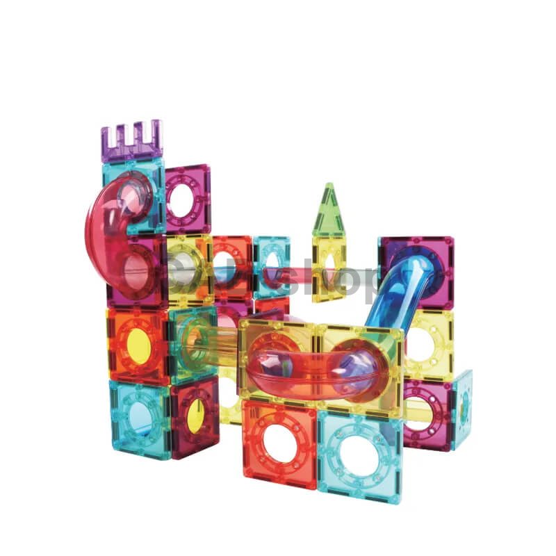 Zestaw magnetyczny Marble Roller II 72-elementowy zestaw - Magnetic Tiles