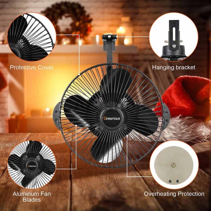 Ventilátor na krbové sklo Tornado 691 - TURBO FAN