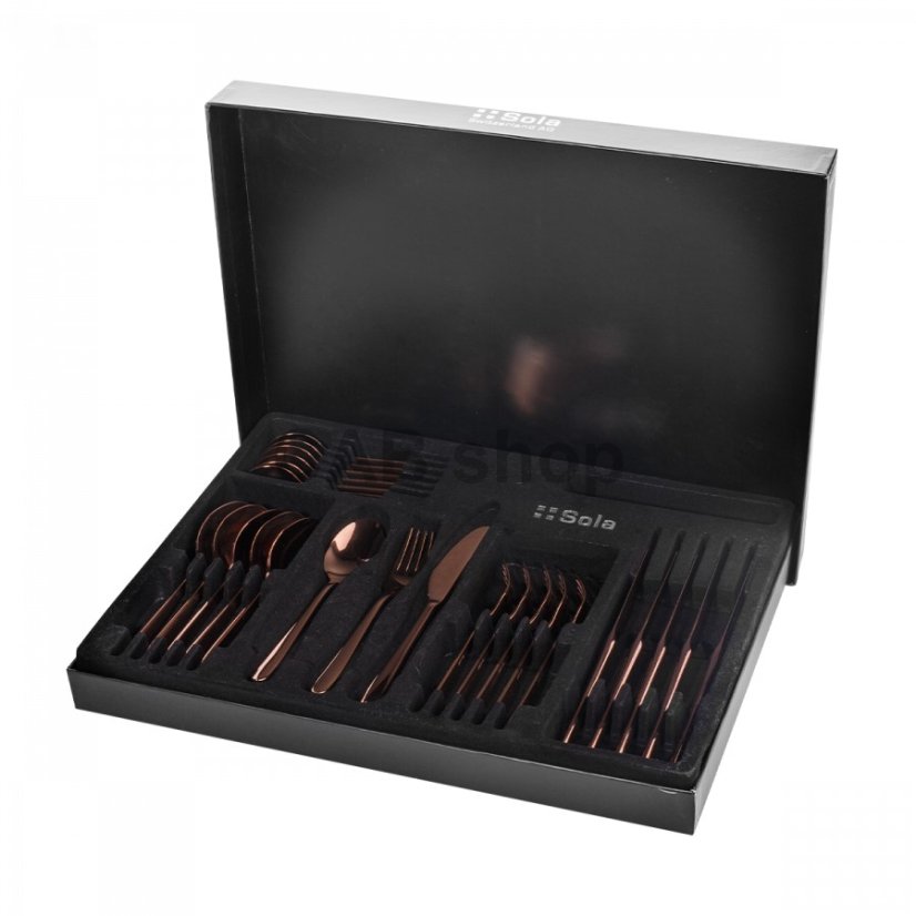 Set jedilnega pribora 24 kosov - Montreal PVD baker