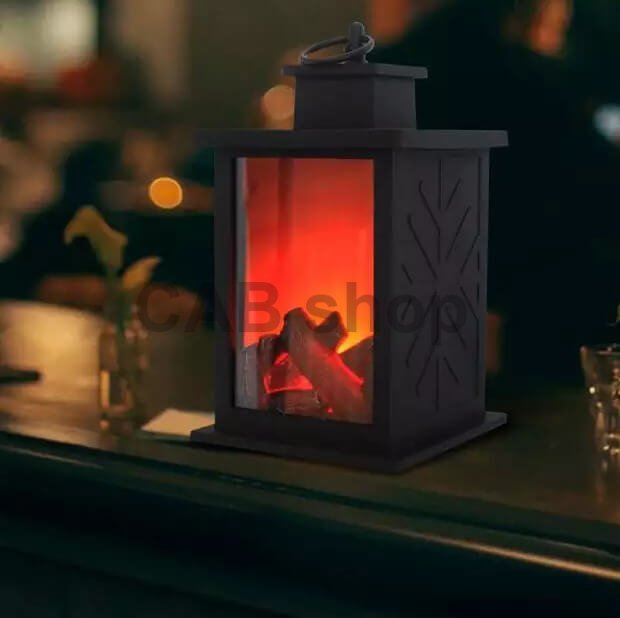 Kahan - lámpás LED-es kandallóláng utánzata