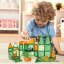 Mágneses építőkészlet Animal sada 30ks - Magnetic Tiles