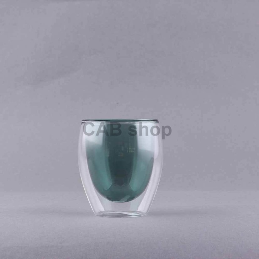 Double-walled thermos cup 150ml - teal