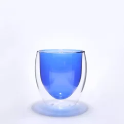 Termopohár s dvojitým sklom 150ml - dark blue