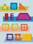 Magnetni gradbeni set Dream Builder 85delni set - Magnetic Tiles
