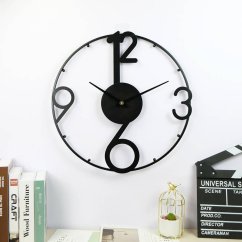 Dizajnové nástenné hodiny Ring Black 50cm Dizajnové nástenné hodiny Ring Black 50cm