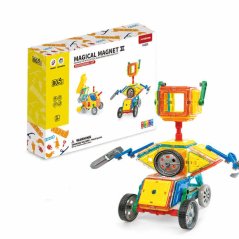 Zestaw magnetyczny Engineering set 80 szt. – Magiczny Magnes II