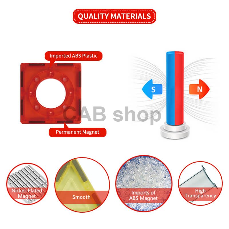 Mágneses építőkészlet Marble Roller II 56db-os készlet - Magnetic Tiles