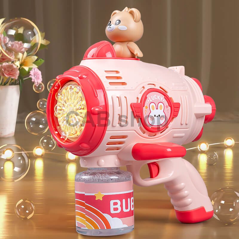 Bubble Gun gyerekeknek bublifuk - rózsaszín