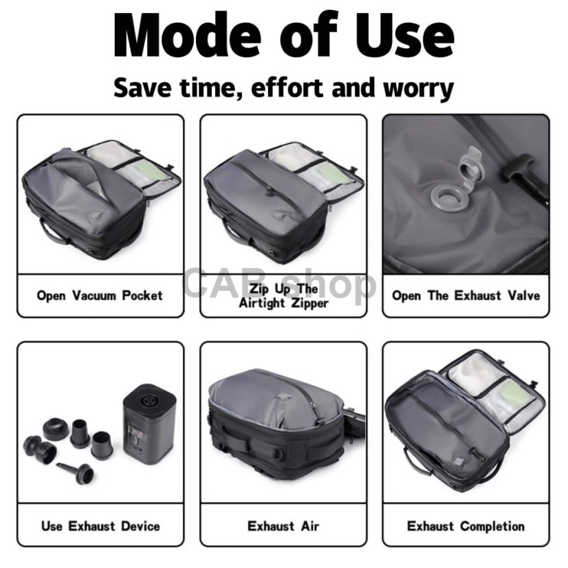 Batoh cestovný  vakuový Focus 001