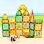 Mágneses építőkészlet Window Art Jungle 47ks - Magnetic Tiles