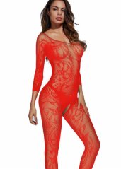 Bodystockings červené 606
