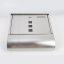 Stainless Steel Mailbox with Viewing Windows & Newspaper Tube | Matte Stainless Steel