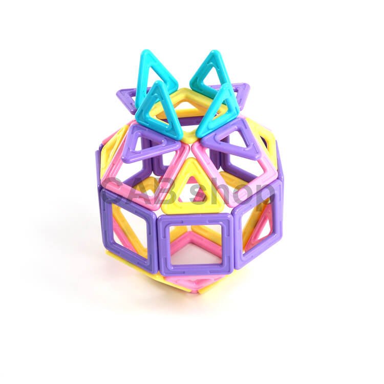 Magnetická stavebnica 108ks - Magnetic Building Blocks