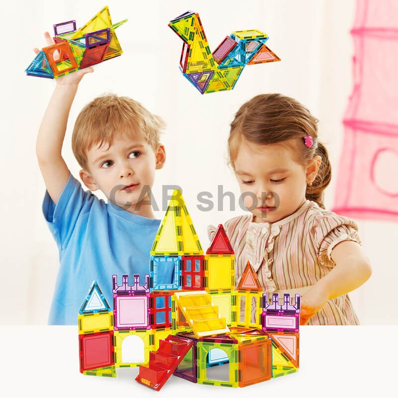 Magnetni gradbeni set Dream Builder 85delni set - Magnetic Tiles