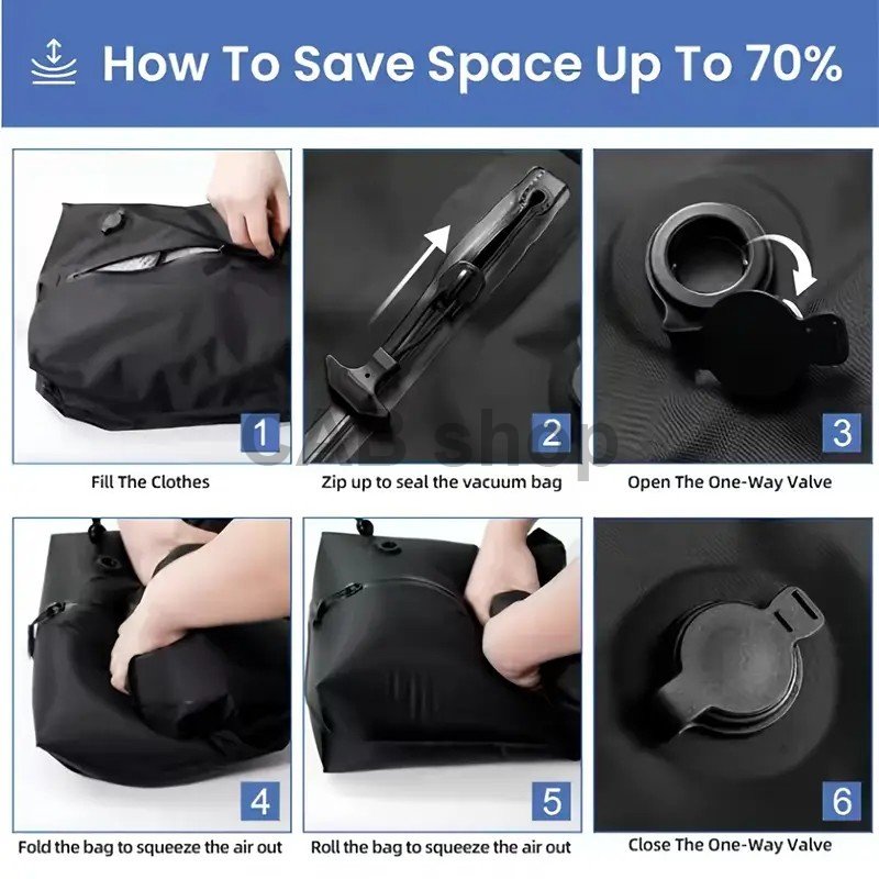 Kompresný vak, na batožinu sivý s oknom