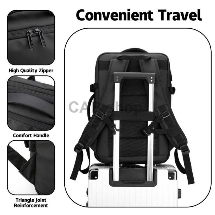 Travel backpack Focus 002 black