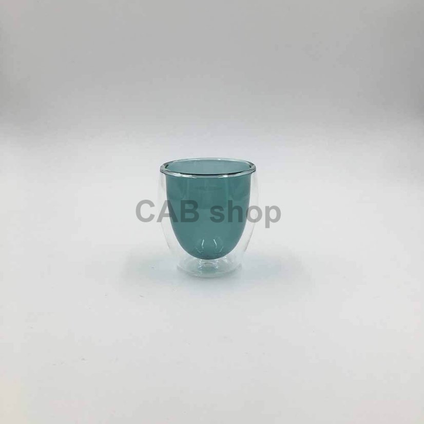Double-walled thermos cup 150ml - teal
