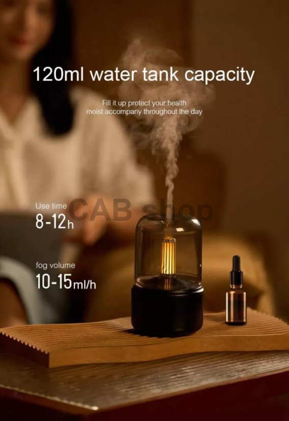 Aroma diffuser Light black