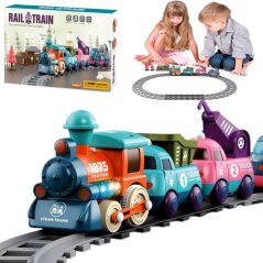 Zestaw dla dzieci kolejka elektryczna Rail Train