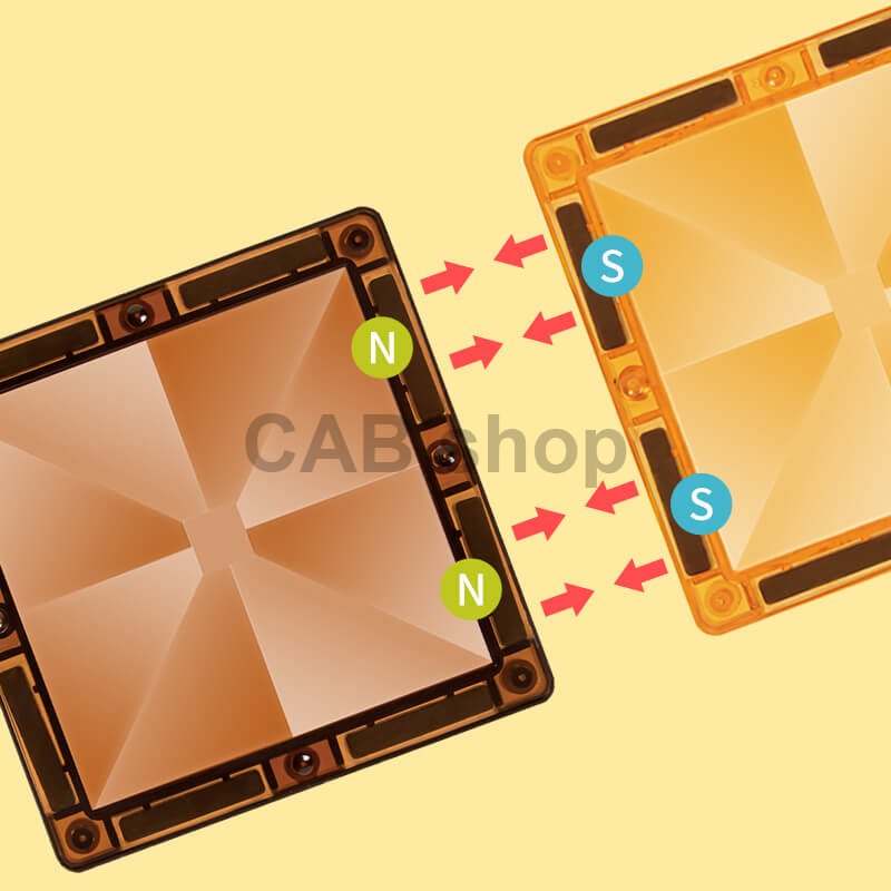 Magnetic building set Window Art Dinosaur 42pcs - Magnetic Tiles