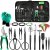 24-piece set of gardening tools for bonsai with a case