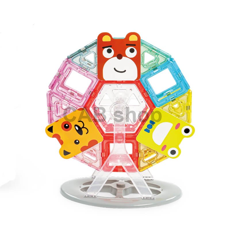 Zestaw magnetyczny Happy Animal 98 szt. - Magiczny Magnes II