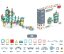 Magnetic building set Marble Roller 88pcs set - Magnetic Tiles