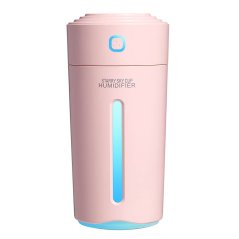 Nawilżacz z dyfuzorem - różowy 280ml