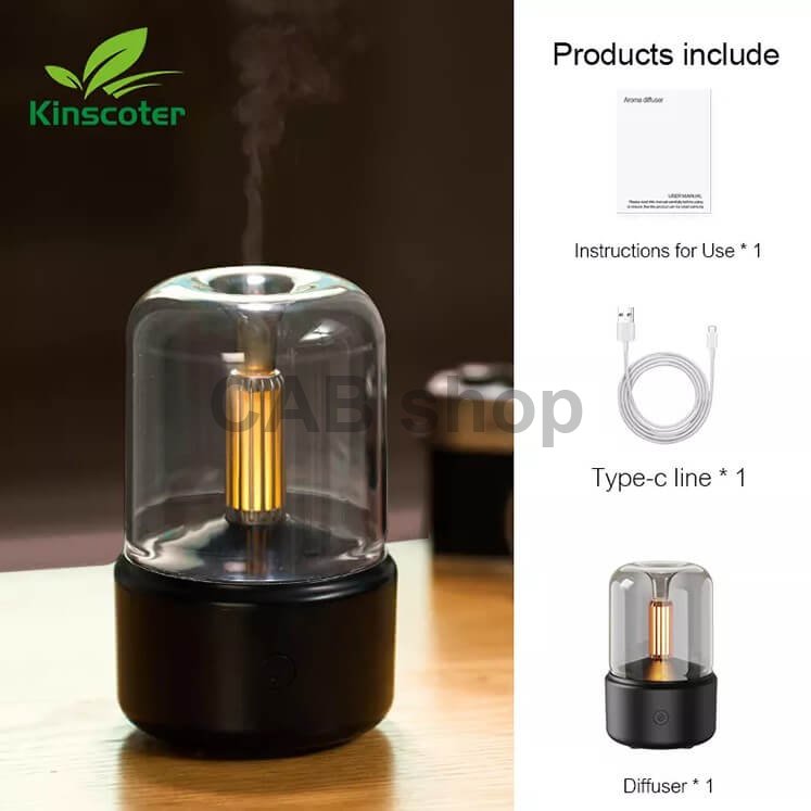 Aroma diffuser Light black