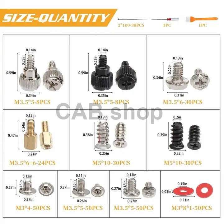 Sada skrutiek pre PC - 362ks