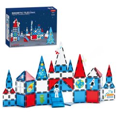 Magnetická stavebnice Space 60ks - Magnetic Tiles Magnetická stavebnice Space 60ks - Magnetic Tiles