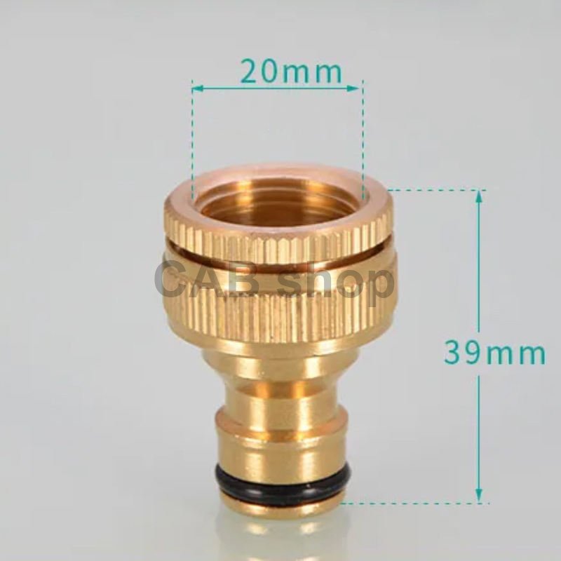 Réz adapter 1/2" – 3/4" gyorscsatlakozóhoz (belső menet)