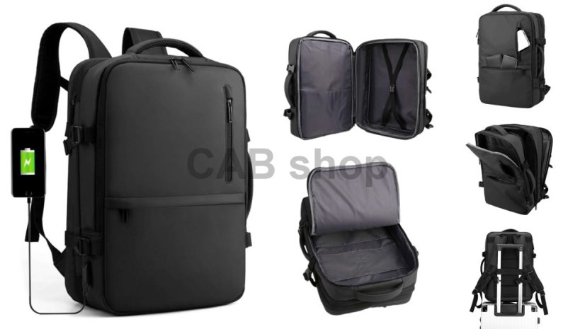 Batoh pocztowy Focus 002 black